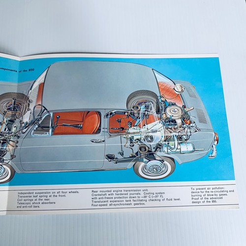 Fiat 850 UK Car Sales Brochure 1968 - Picture 14 of 15
