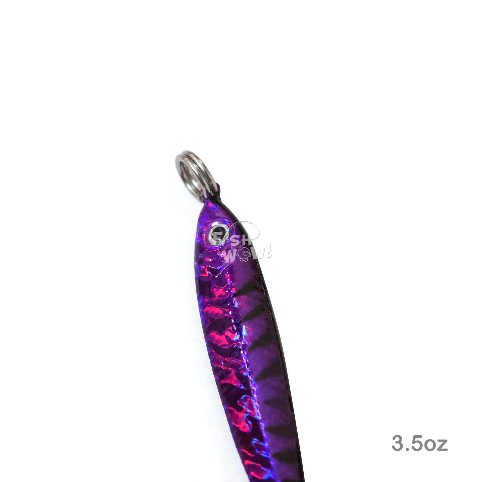 50pcs Fish WOW! Fishing Mega Live Bait 3.5oz Metal luna Jig Random Color Mix NEW - Image 4