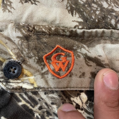 Game Winner REALTREE Mens S BRUSH Camouflage Long Sleeve Hunting Button Up Shirt - Picture 11 of 12