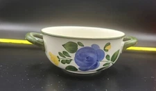 Villeroy & Boch Bauernblume Flat Cream / Soup Bowl Hand Painted Germany