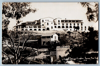 Taxco Guerrero Mexico Postcard Hotel De La Borda c1930's Vintage RPPC Photo