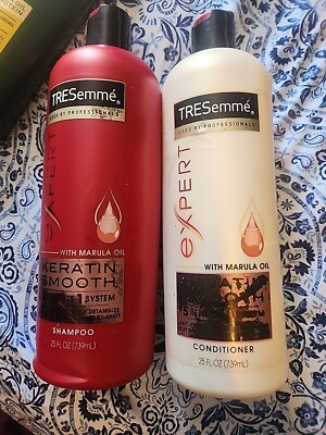 Tresemme Expert Shamp&Condition Keratin With Marula Oil 25oz