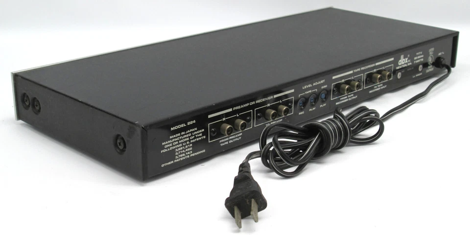 dbx 224 Simultaneous Encode/Decode Type II Tape Noise Reduction System #1931 - Image 3 of 4