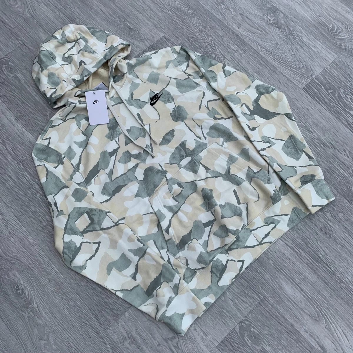 White camo nike hoodie clearance