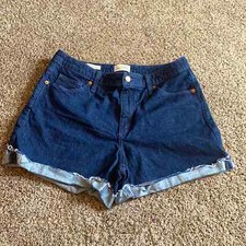 Vintage Women's High-Rise Jean Shorts