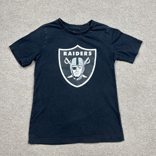 Las Vegas Raiders T-Shirt Jugend Gr. M schwarz NFL Football Freizeit Jungen