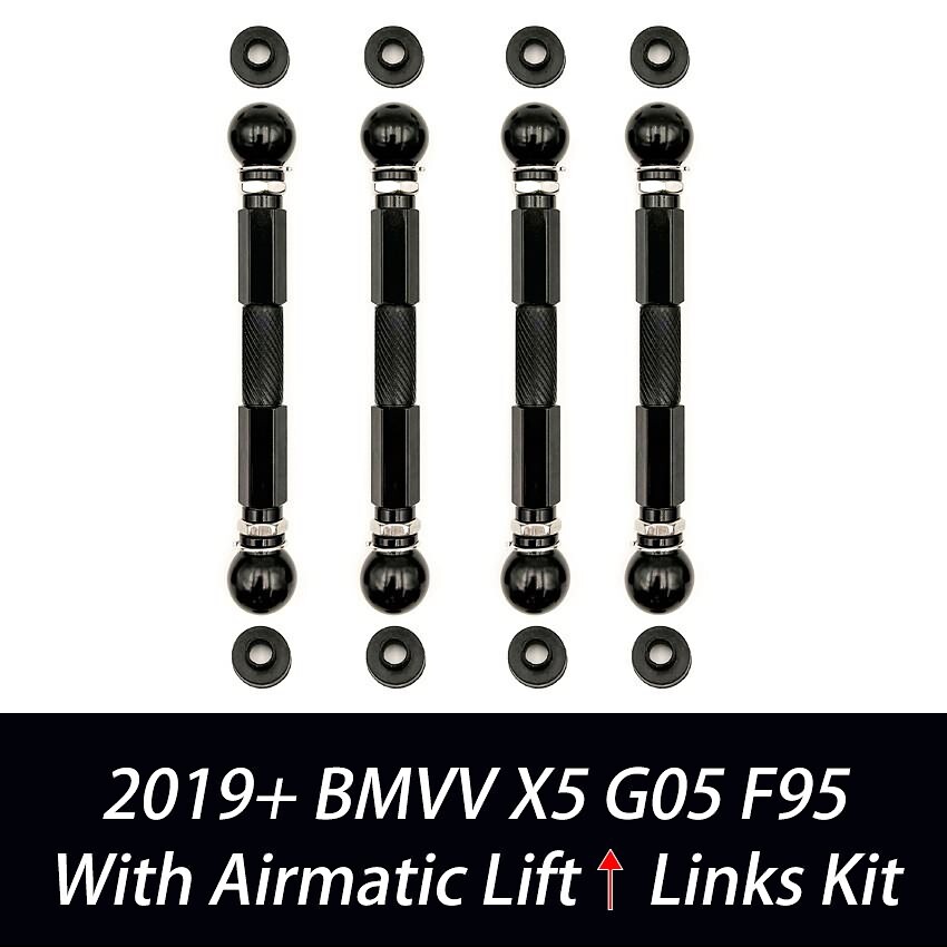 For BMW X5 G05 F95 Adjustable Air Ride Suspension Rises Links Lift