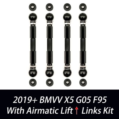 For BMW X5 G05 F95 Adjustable Air Ride Suspension Rises Links Lift