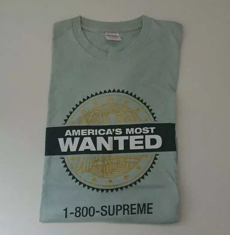 FW14 Supreme Most Wanted T Shirt T shirt M Vintage 2014 Rares