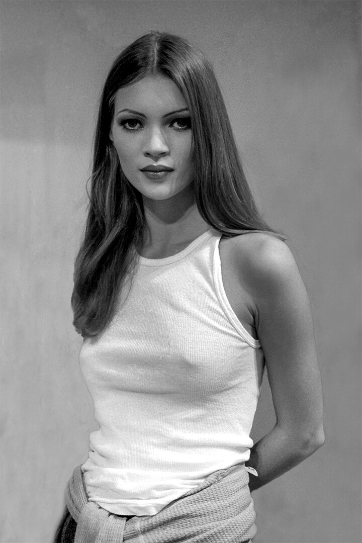 Kate Moss Model Stylist Artist Print Canvas Wall Art Home Decor - POSTER 20x30