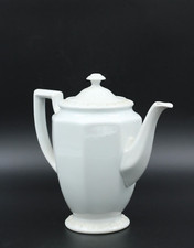 Rosenthal Classic Rose wei&szlig; Kaffeekanne Kanne mit Deckel Porzellan H 22,5 cm