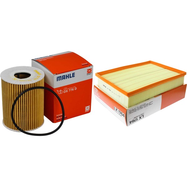 Mahle / Knecht Set Filterpaket Luftfilter LX 1764 ÖLfilter OX 776D-image