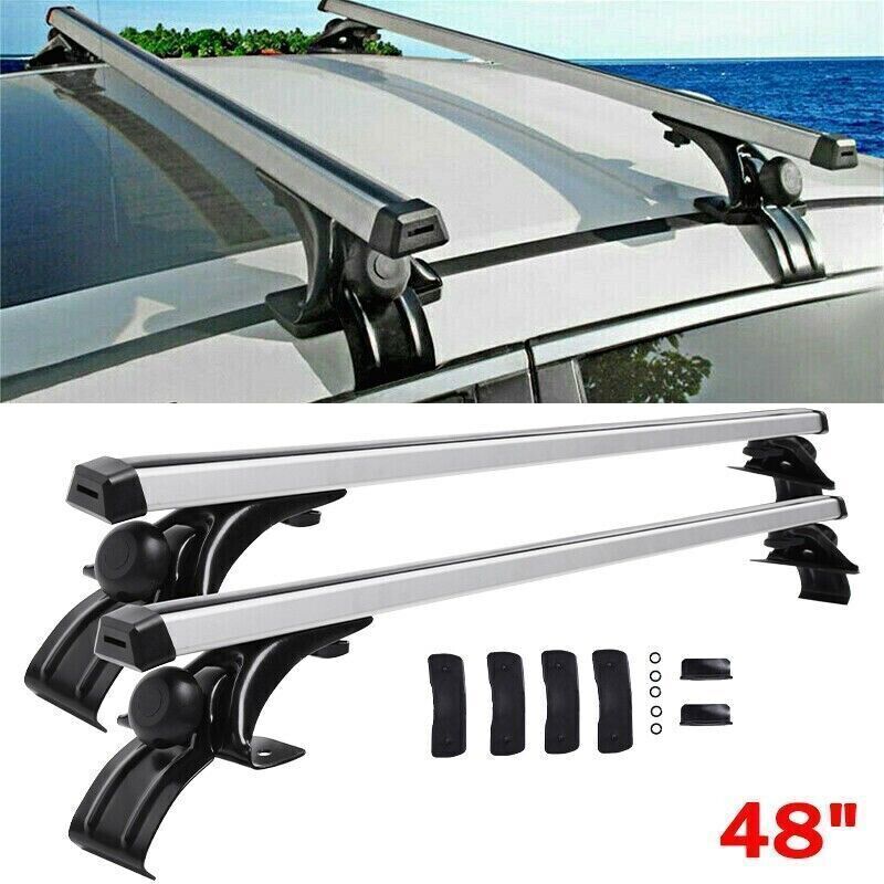Hyundai Sonata Elantra Kona 4DR 48-Inch Roof Rack Cross Bars Cargo Carrier