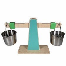 Lovevery Every Which Weigh Scale with Buckets Wooden Toy Enthusiast Play Kit