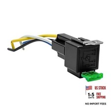 4 Pin Relay with 30A Fuse, 12V Normally Open Automotive Relay with 14 AWG 1 PCS