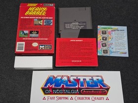 NES Nintendo HEAVY BARREL Complete CIB Box Game Data East Rare
