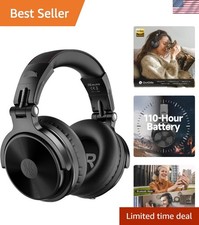 Foldable Bluetooth Headphones - 50mm Drivers, Deep Bass  Comfort Fit