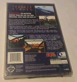 Thunder Strike Sega Saturn Complete CIB w/Reg Card Authentic Tested Works 