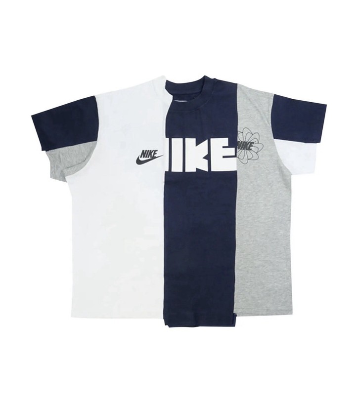 Nike x Sacai NikeLab Womens NRG Hybrid T-Shirt CD6311 711 Size XS BRAND NEW