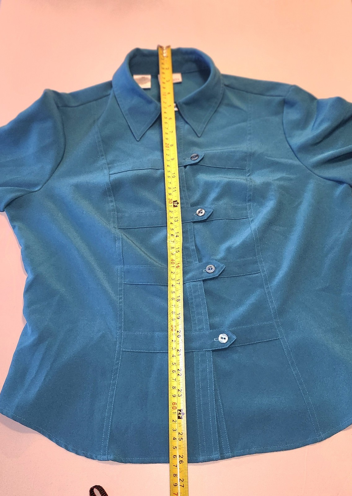 Classic Elements Button Up Womans Blouse Size 14 … - image 5