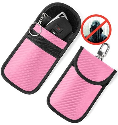 Faraday Key Fob Signal Blocking Pouch 2 Pack