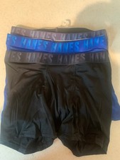 New boys medium hanes boxer briefs set of 3 open box