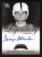 2008 Press Pass Legends #LL-GB George Blanda Legendary Legacy Auto Gold /105