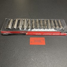 SNAP ON 313SMYA 13 Piece Metric Deep Socket Set . 1/2 In Drive. 12-24 MM