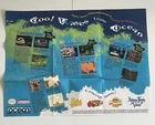 Vintage Ocean SNES Promo Poster Insert Cool Waves From Ocean