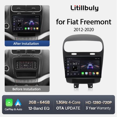 64GB Android13 Autoradio Für Dodge Journey Fiat Freemont 2012-2020 GPS NAVI DAB+