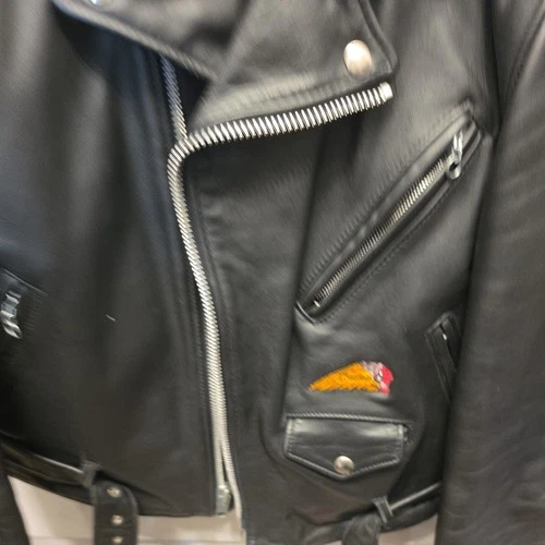 Vintage Indian Motocycle USA Leather Jacket Motorcycle Choppers 80s 90s Sz42 image 3