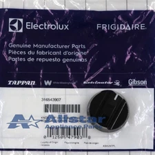 Frigidaire Range Burner Control Knob (Black) 316543907