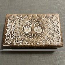 Tree Of Life Wooden Carved Box