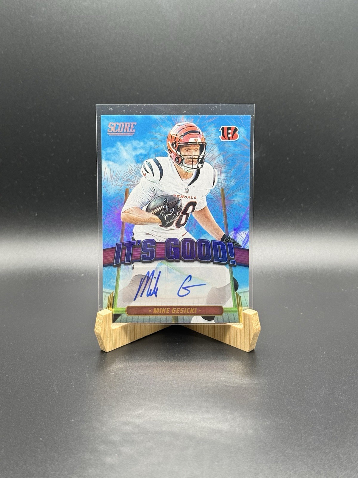 2025 Score - It's Good! Autographs Mike Gesicki #IGG-MGI (AU) - Bengals