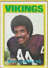 1972 Topps High Number 3rd Series John Gilliam Vikings #290 EX