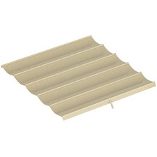 Outsunny 2,55x2,5 m Copertura per Pergola Ricambio per Telaio 3x3 m, Beige
