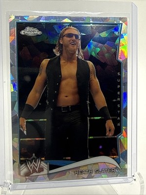 2014 Topps Chrome WWE ''Atomic Refractor'', # 69, HEATH SLATER