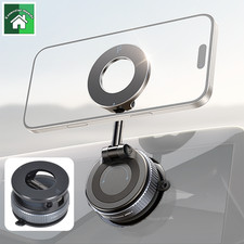 360  Car Phone Holder Magnetic Vacuum Suction Cup Mount for iPhone Android Stand