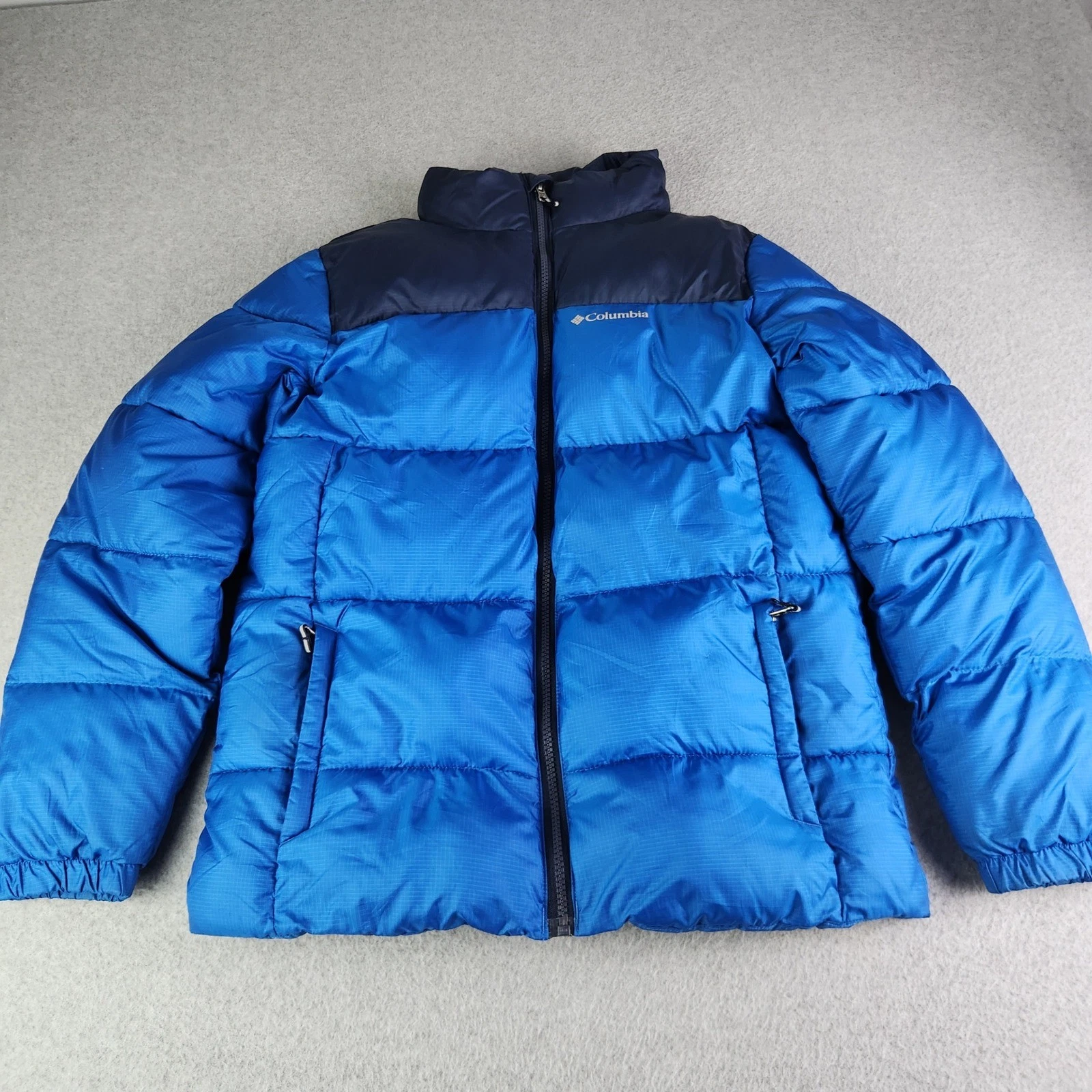 Columbia Puffect II Puffer Jacket Kids Large Navy Blue Quilted Ripstop Full Zip
Opens in a new windo