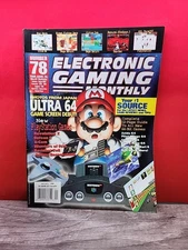 Electronic Gaming Monthly EGM # 78 January 1996 Nintendo Ultra 64