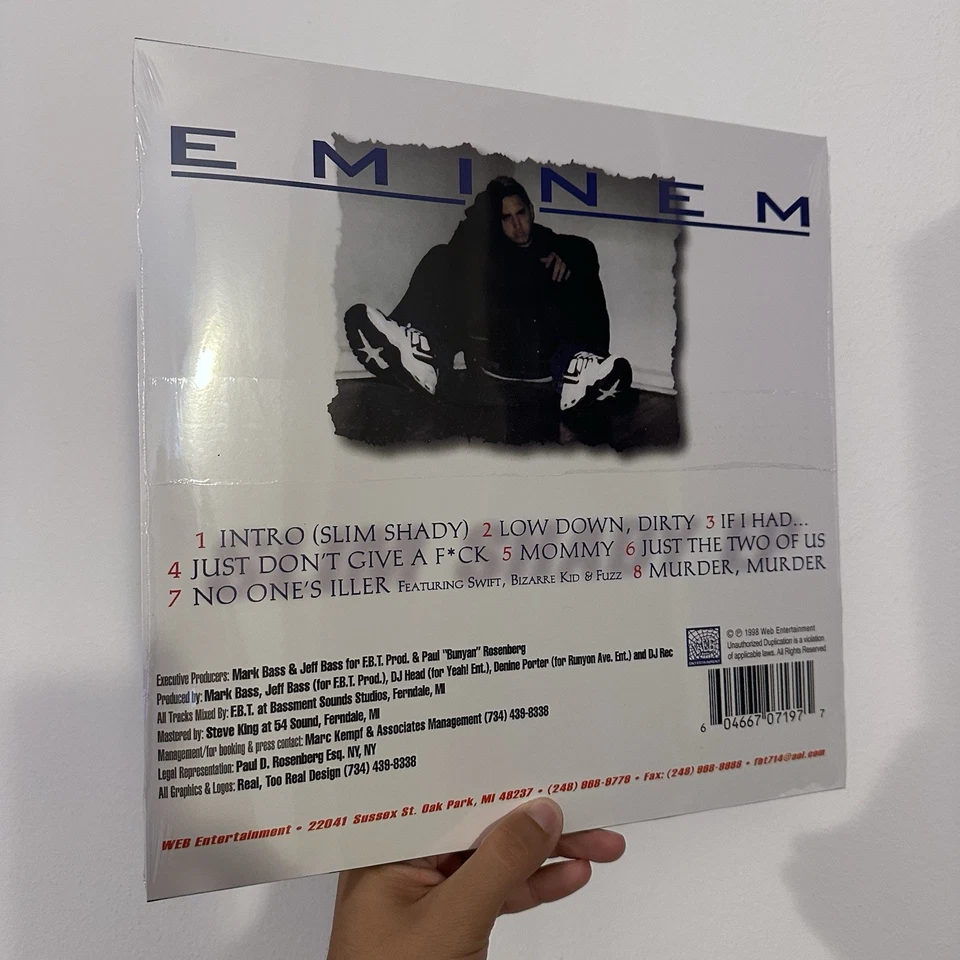 eminem slim shady ep vinyl sealed (reissue edition) - Image 2 of 4