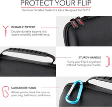 Hard Shell Case for JBL Flip 6 Wireless Waterproof Portable Speaker Case Only 