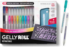 Gelly Roll Retractable Gel Pens Colored - Assorted Gel Color Pens with Different