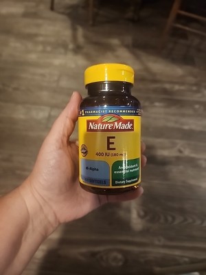 Nature Made Vitamin E 180 mg 400 IU dl-Alpha Dietary Supplement 12/29 