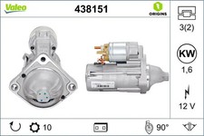 Motorino di avviamento Senso rotazione orario 438151 VALEO per BMW 3 Coupé 1 X3