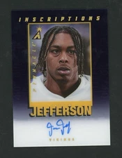 2022 Panini Pinnacle Inscriptions Justin Jefferson #PI-JJ Auto