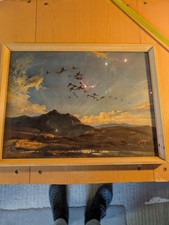 Vintage Vernon Ward Picture Flight Over Arran c1950's