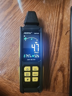 EMF Detector, MESTEK 5 in 1 Meter Radiation EMF02R-Yellow 