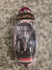 Colonial Viper Mark II 2 RED 2008 BATTLESTAR Titanium Series Die Cast MOC NEW