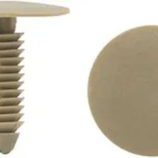 20pcs 7mm Hole Car Plastic Trim Door Panel Retainer Clips Rivet Beige for Automo